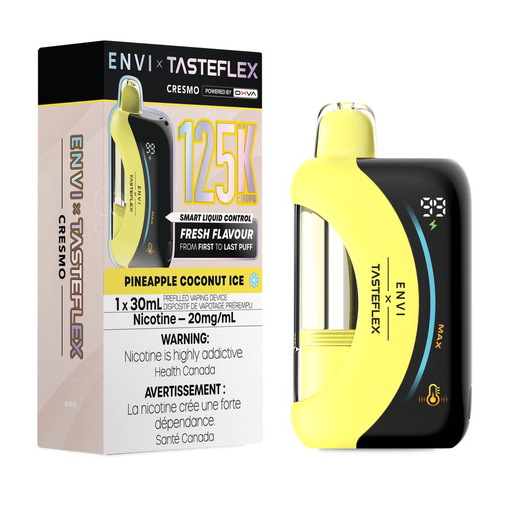 ENVI x OXVA TasteFlex 125K Disposable Vape - Pineapple Coconut Ice